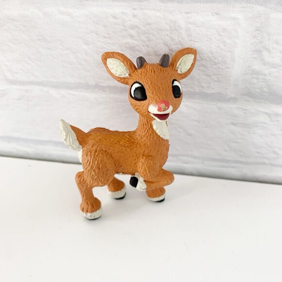 The Rudolph Company Island Of Misfit Toys 3" Figure Set of 2 Santa & Rudolph - Picture 6 of 7